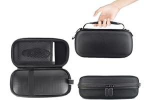 ZLIT Funda para altavoz Bose SoundLink Flex, a prueba de golpes, portátil, SoundLink Flex, funda de transporte de almacenamiento (negro)