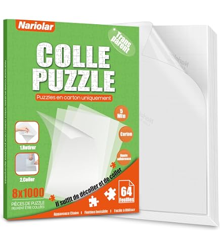 MewVeer Classeur de rangement pour puzzle, album de rangement pour puzzle de 1000 pièces, livre