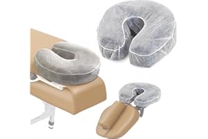 WSTELHH Lot de 50 housses hygiéniques jetables pour tables de massage, housses de coussin anti-adhésives non tissées pour chaises de massage, salon de beauté, salon de tatouage, taille 36 x 33 cm