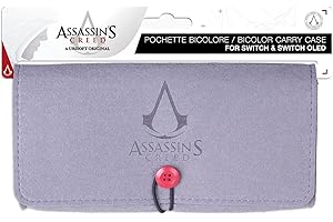 Freaks And Geeks Assassin's Creed - Custodia in feltro per - Nintendo Switch & Switch OLED, nero, rosso., feltro