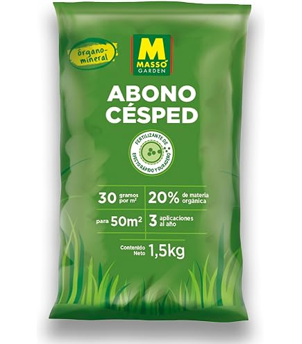 Abono Especial Césped Greencote 20 Kg - Liberación Lenta NPK 17-9-17, Granulado, Para Césped Duro Y Resistente
