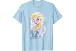 Disney Frozen Elsa Snowflake Swirls Maglietta