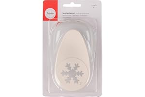 Rayher 69007000 Motivstanzer: Schneeflocke, 5,08cm ø, (2), SB-Blister 1Stück