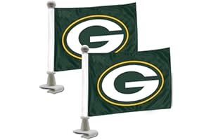 FANMATS NFL Green Bay Packers Flag Set 2Piece Ambassador Stylegreen Bay Packers Flag Set 2Piece Ambassador Style, Team Color, One Size
