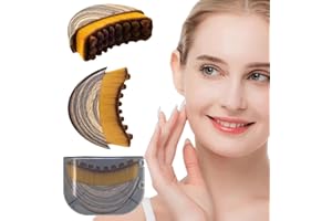 BSITSSS Lot de 2 Brosse Drainage Lymphatique, Brosse de Contour Lymphatique, Masseur Drainage Visage Dry Brush pour le Visage Sculpture du Menton et de la Mâchoire