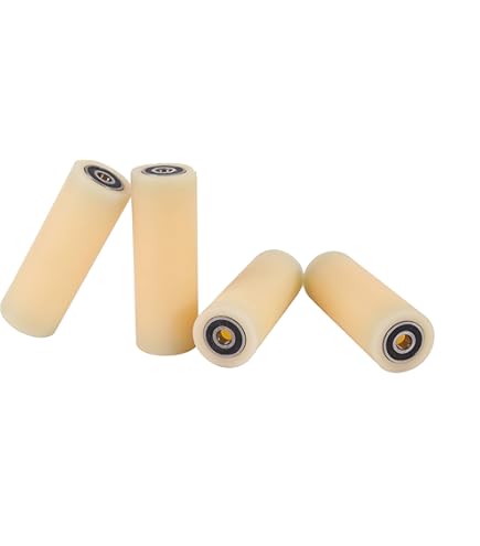 4 Ruote In Nylon 45-14-8 - Poliammide PA6G, Cuscinetto 8 Mm, Made In EU, Per Guide Scorrevoli - Foto 8