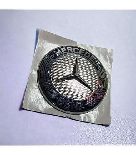 Jual Emblem Logo Kap Mesin 57mm Hitam Mercedes Benz W124 W140 W163 W202