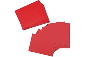 Homgaty 300 Pcs Protege Carte pour Pokemon, Pochette Carte Individuel Standard Card, Sleeve 91 * 66mm pour Magic The Gathering, pour Pokémon, pour Yu-Gi-Oh, Jeux de Société (Rouge)