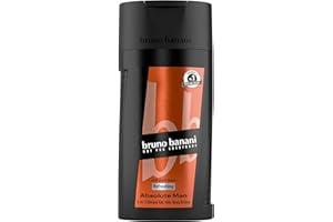 ‎BRUNO BANANI FRAGRANCE Bruno Banani Fragrance Absolute Man Showergel, 3-in-1 Duschgel für Körper, Haar und Gesicht, mit würzigem Herrenduft, 250 ml