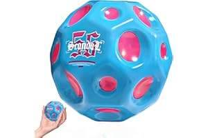 ‎JOLLYGO JollyGo Jump Ball-9.5 cm Big Moon Ball-Super High Bouncy Lightweight PU Material-Hüpfbälle-for Children and Pets-interaktives Spielzeug zum Stressabbau-Gummiball-Flummies für Kinder im Freien