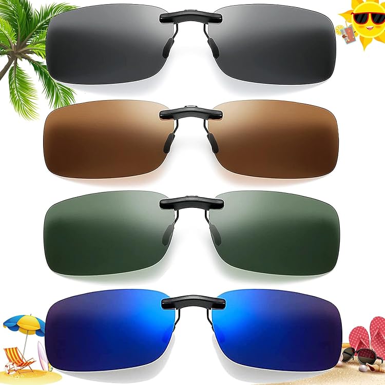 Clip Sur Lunettes Polarisées Honey Joe - Pour Lunettes De Vue, Flip Up, Vintage Neuf
