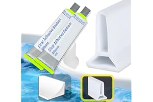 IKHAI Barrera de Agua Ducha [1-2 Metros] + Sellador Impermeable - Perfil Silicona Anti Inundaciones Flexible y Autoadhesivo - Junta Mampara Ducha - Goma Borde Plato de Ducha - Vierteaguas Mampara - 2 Metro