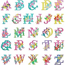 Pilikoll 252 stuks opstrijkbare letters - kleur warmteoverdracht letters 1,63 inch, waterdicht