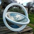 Keenso de Bateau Rond D'ouverture de 8 Pouces Fenêtre en Verre Trempé pour Yacht de Bateau de Camping-Car Blanc Pièces de Bateau/Yacht Keenso de Bateau Rond D'ouverture de 8 Pouces Fenêtre en Verre Trempé pour Yacht de Bateau de Camping-Car Blanc Pièces de Bateau/Yacht