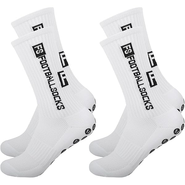 Betrynidil Voetbalsokken, Sportsokken 38-45, Voetbalsokken, Antislip Grip Sportsokken voor Heren & Dames, voor Voetbal, Basketbal, Hardlopen, Tennis, 38-45