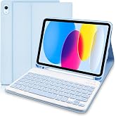 Fogy Ipad (A16) 10. Nesil 2022/2025 Uyumlu Bluetooth T&uuml;rk&ccedil;e Q Klavyeli Kılıfı (Tablet Değildir)