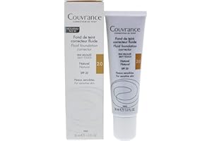 Avene 70001 Couvrance Fondotinta Correttore Fluido, Colore Naturale, 30 ml