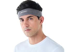 Boldfit Gym Headband for Men and Women - Sports Headband for Workout & Running, Breathable, Non-Slip Sweat Head Bands for Lon