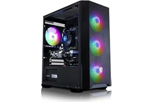 AWD-IT Ordinateur de Bureau Gaming - Processeur Intel 10400F • NVIDIA GTX 1660 Super • RAM DDR4 16 Go • NVME 1 to • WiFi • Windows 11