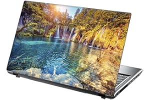 15.6 INCH TAYLORHE SKINS TaylorHe 15.6 inch 15 inch Laptop Skin Vinyl Decal with Colorful Patterns and Leather Effect Laminate MADE IN BRITAIN Stunning Lake