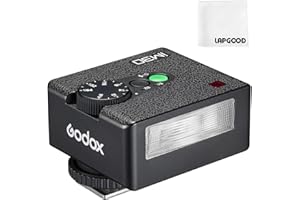 Godox Blitz iM30 Kamerablitz Universeller,7 Leistungsstufe (1/64~1/1), 6500K±200K GN15(ISO 100, Meter),S1/S2 Optische Steuerung,Godox Mini Blitz für Fuji, Canon, Nikon, Sony, Olympus Kamera