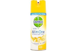 Dettol All in One Disinfectant Lemon Spray 400 ml (Pack of 2)