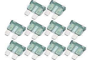 A ABSOPRO 10pz Lama Stile Fusibili 1A Lama Stile Fusibili per Auto Barca Verde