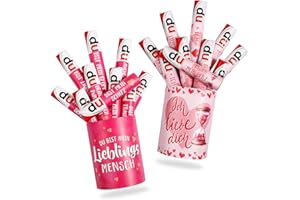 BOFUNX Lieblingsmensch Aufkleber Set 2pcs Lieblingsmensch und Ich Liebe Dich Box Sticker + 20pcs Banderolen Aufkleber Geschenk für BFF Freundin Jahrestag Weihnachten Valentinstag Hochzeit