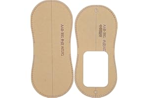 ‎FYDUN Fydun Münzgeldbörse Herstellung Vorlage Leder Brieftasche Muster-Set Herstellung Schablonenset Klare Acryl-Vorlage für DIY Leder Bastelwerkzeug