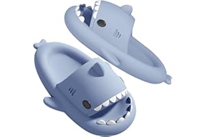 MoneRffi Sharklas Originales Niño Niña, Chanclas Tiburon Hombre Zapatillas de Tiburón Mujer,Sandalias Sharklas de Piscina de Suela Gruesa Antideslizantes Cómodas de Verano