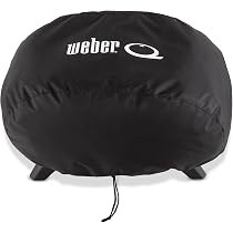 Housse De Barbecue Sphérique Weber 57 Cm - Tissu Oxford 420D Imperméable - Protection Intempéries, UV - 77x90 Cm - 7