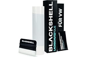 ‎BLACKSHELL Black shell Boot Sill Protector with Carbon Look, Tailor-made Paint Protection Film, incl. Premium Squeegee and Instructions Manual (English language not guaranteed)