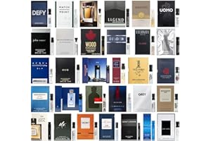 Tradeberry High End Random Selection Designer Fragrance Cologne Sampler Set for Men - (Pack of 5 Sample Vials)