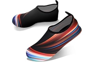 ‎JOTO JOTO Wasserschuhe für Damen Herren Kinder, Unisex Badeschuhe Strandschuhe Quick-Dry Schnelltrockend Aquaschuhe Schwimmschuhe Surfschuhe Barfuß Schuhe