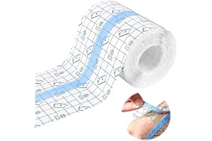 Tattoo Aftercare Waterproof Bandage, 15cm x 10m Transparent Stretch Adhesive Bandage, Clear Second Hud Protection for Tattoo Aftercare Recovery, Sårförband för filmtatueringar Skyddande (10cm)
