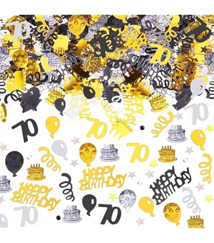 Amscan Konfetti 'Happy Birthday' Mit Punkten & Streifen – 70 G, Buntes Partyzubehör Für Feiern