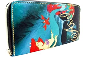 Little Mermaid Ariel La Petite sirène Portefeuille Vert