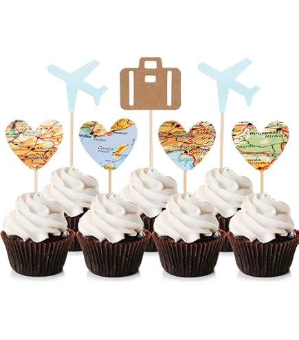 12-teiliges Casino-Party-Kuchendekorationsset – Cupcake-Topper Mit Las Vegas-Motiven