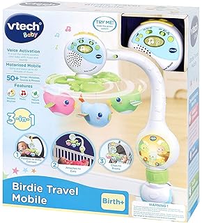 vtech sing and soothe musical baby cot mobile