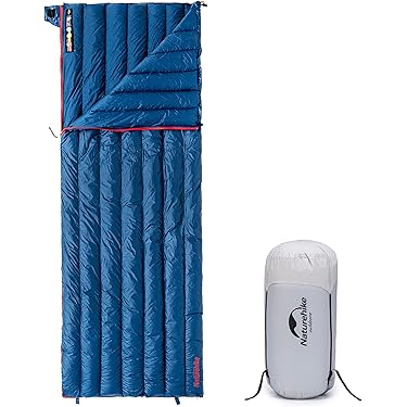NewDoar Ultralight Camping Sac de Couchage 800FP Duvet de Canard Blanc