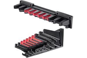 KADAX Support mural pour outils barres de pinces étagère à vis avec crochets porte-pinces support de serrage pour tournevis clés polygonales (60 cm)