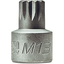 Capri Tools 13 mm M13 Super-Stubby XZN Triple Square Impact