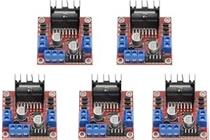 WMYCONGCONG 5 PCS L298N Motor Drive Controller Board Module Dual H Bridge DC Stepper Module