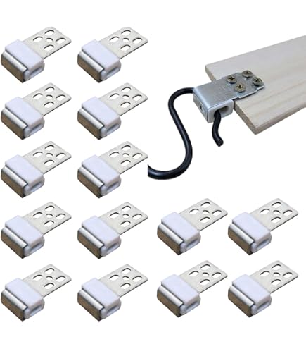 Carkio Vervangende veren voor bank, 2 stuks, 63 cm, met 8 S-clips, diameter 4,0 draden, reparatieset voor bankveren voor meubels, interieurdecoratie, auto