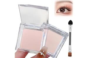 MIKLOVEN Nude Matte Eyeshadow Palette for Mature Skin & Sensitive Eyes — Long Lasting Waterproof Pressed Powder, Smooth Blendable Cream Texture with Brush, High Pigment for Day & Night Makeup