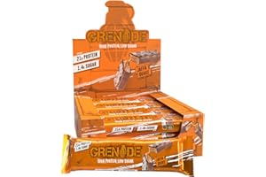 ‎GRENADE Grenade Proteinreicher, Zuckerarmer Riegel – Jaffa Quake, 12 x 60 g