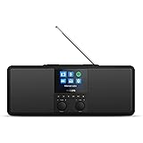 Philips Radio via Internet R8805/10 DAB+ con Spotify Connect (Bluetooth, Allarme Doppio, Timer per Spegnimento Automatico, Ba