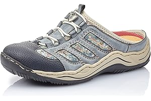 Rieker Damen Slipper L0555, Frauen Slip On,lose Einlage