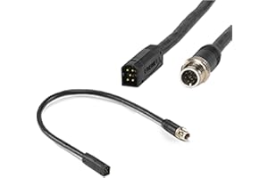 Humminbird 720074-12 AS EC QDE 12 Ethernet Adapter Cable, Black