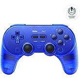 8Bitdo Pro 2 Bluetooth Controller with Hall Effect Joysticks, 2 Pro Back Paddle Buttons, Wireless Gaming Controller for Switc